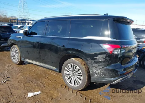 2025 Infiniti Qx80 Luxe Awd из США, поврежденный, VIN JN8AZ3BB8S9403947